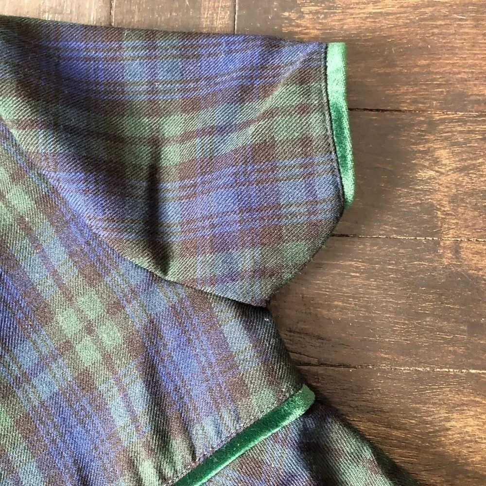 LITTLE BITTY tartan holiday dress